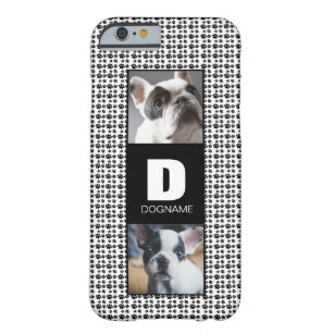 Dog's Monogram Name Case IPhone French Bulldog