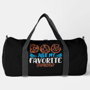 Dogs My Favourite People Duffle Bag