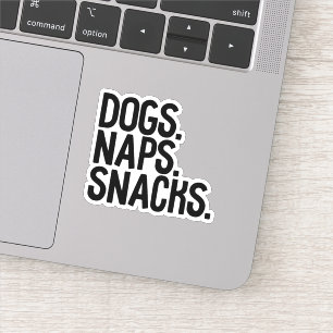 Dogs Naps Snacks