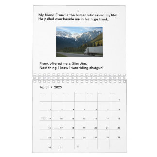 Dogs Never Give Up Storybook Calendar