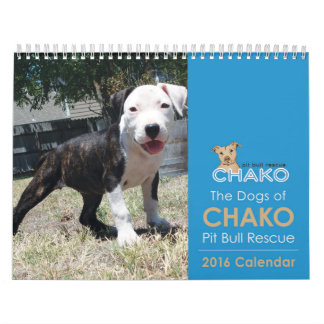 Dogs of Chako Pit Bull Rescue 2016 Calendar