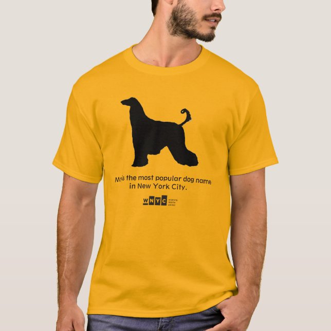 Dogs of NYC dog data t-shirt (Front)