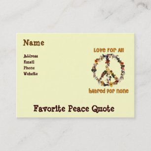 Dogs Of Peace Business Card