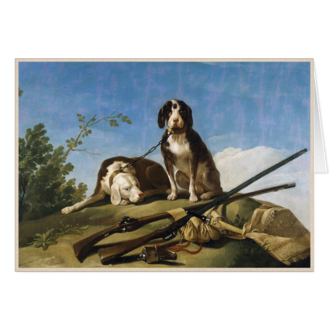 Dogs on leash Francisco José de Goya masterpiece (Front Horizontal)