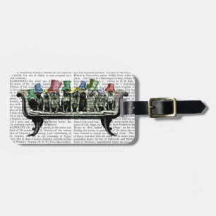 Dogs on Sofa Luggage Tag