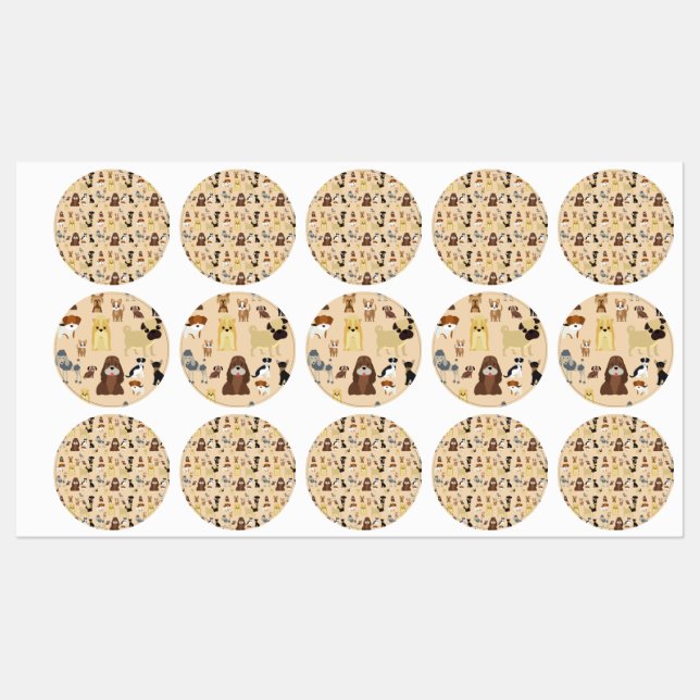 dogs pattern. (Sheet)