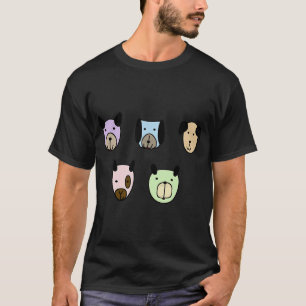 Dogs Pattern-Green T-Shirt