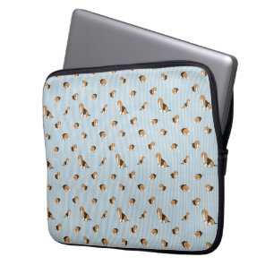 Dogs pattern laptop sleeve