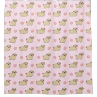 Dogs Pattern Shower Curtain