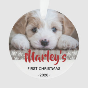 Dog's Personalised Christmas Ornament