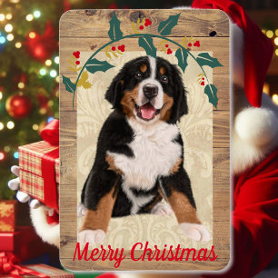 Dog's Photo Christmas Refrigerator Magnet 4 x 6