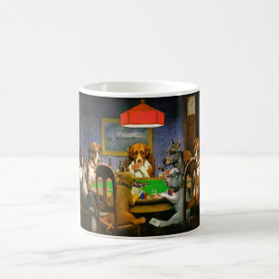 Dogs Playing Cards Coffee Mug