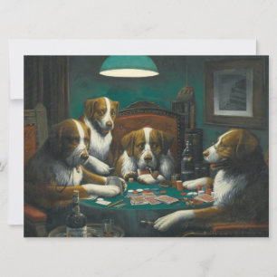 Dogs Playing Poker (Animal Card Game)