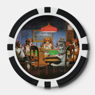Dogs Playing Poker by C.M. Coolidge Chips