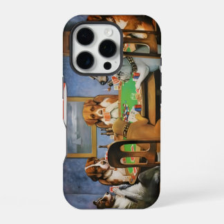 Dogs Playing Poker by Cassius Marcellus Coolidge's iPhone 16 Pro Case