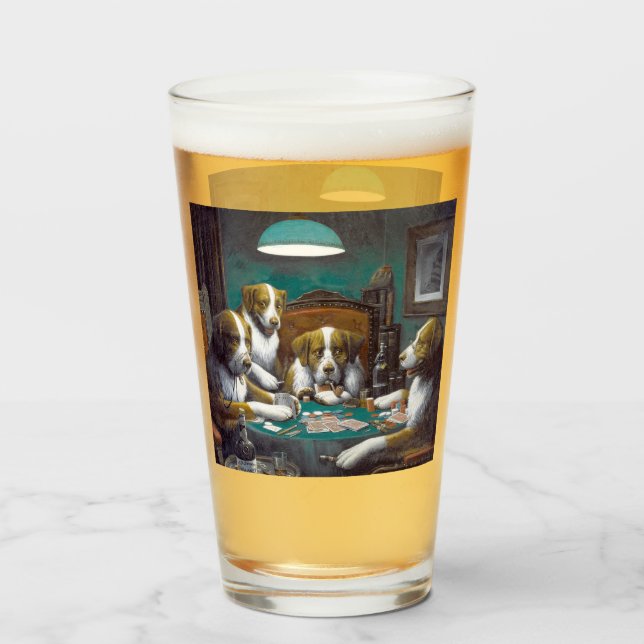 Dogs Playing Poker Cassius Marcellus Coolidge 1894 Glass (Front Filled)