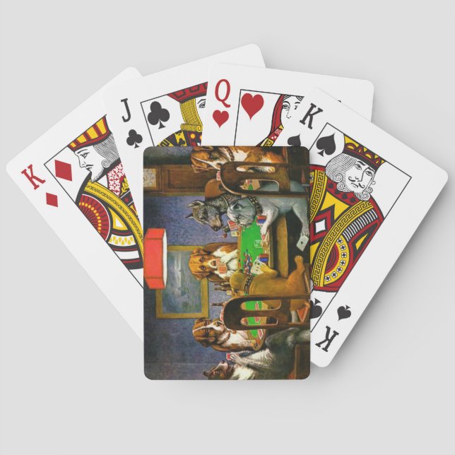 Dogs Playing Poker Playing Cards (Back)