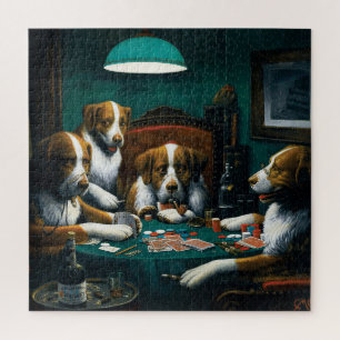 Dogs' Poker Game Jigsaw Puzzle