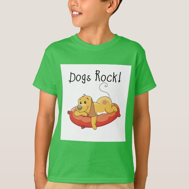 Dogs Rock Tshirts and Gifts (Front)