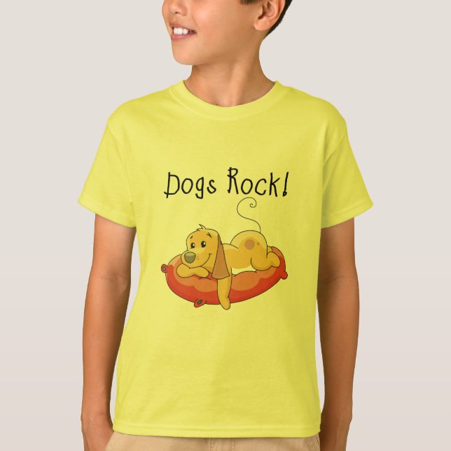 Dogs Rock Tshirts and Gifts (Front)