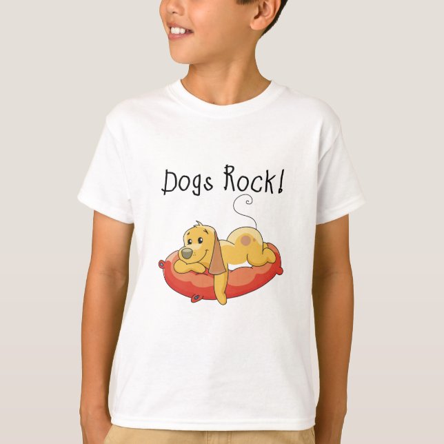 Dogs Rock Tshirts and Gifts (Front)