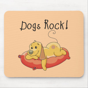 Dogs Rock Tshirts and Gifts Mouse Pad
