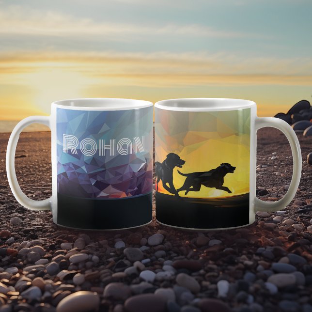 Dogs Running Free - Personalised Coffee Mug (Creator Uploaded)