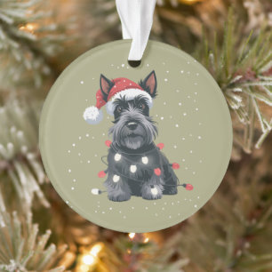 Dogs Scottie Scottish Terrier Christmas Dog Mum Ornament