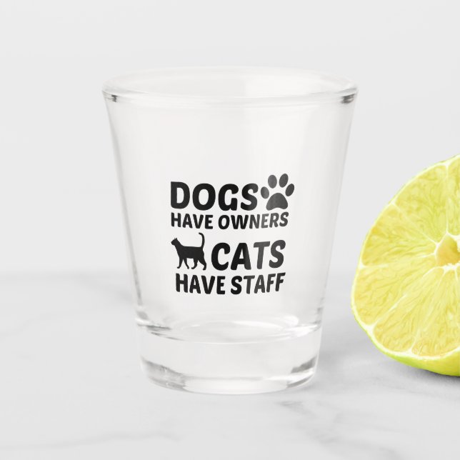 dogs shot glass (Front)