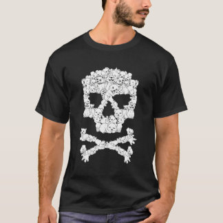 Dogs Skull Skeleton Dog Bones Trick Or Treat Hallo T-Shirt