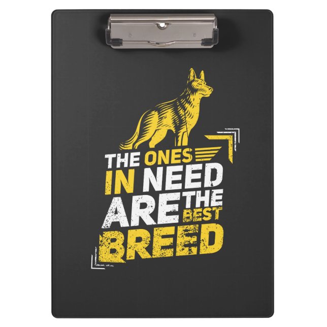 Dogs - The Ones In Need Clipboard (Front)