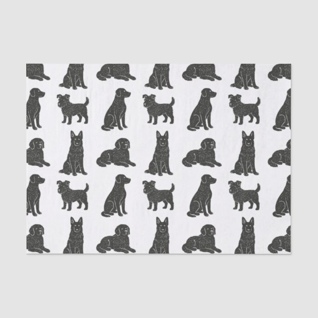 Dogs Tissue Paper (Front)