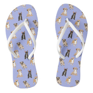 Dogs Vector Seamless Pattern Thongs