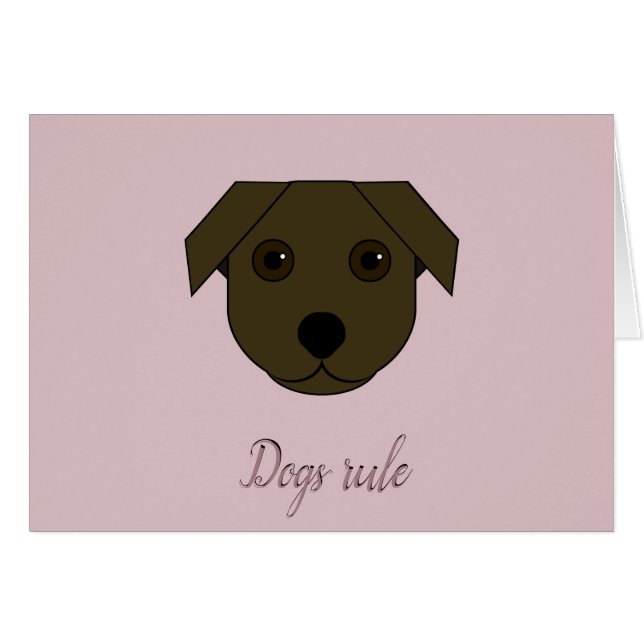 Dogs vs. Cats April Fools' Day Card (Front Horizontal)