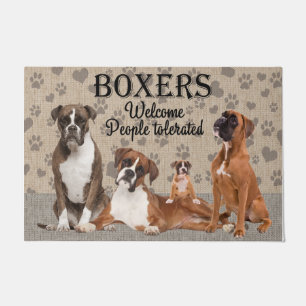 Dogs Welcome People Tolerated Doormat, Funny Doormat