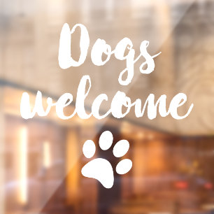 Dogs welcome shop