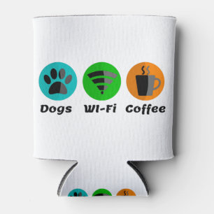 Dogs Wi-Fi And Coffee Can Cooler
