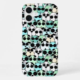Dogs with Sunglasses iPhone 16 Plus Case