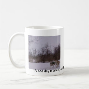 Dogsledding fun coffee mug