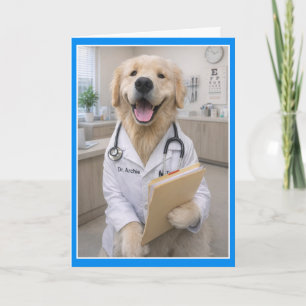 Dogtor Archie Get Well Card     FA-2