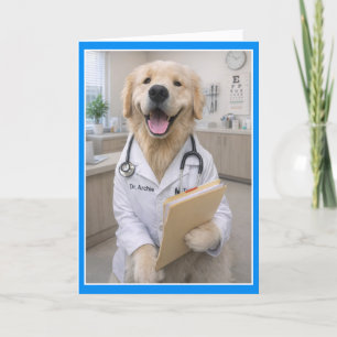 Dogtor Dog Bones Get Well Card FA-1