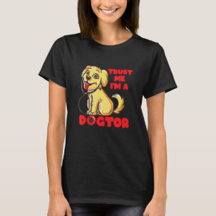 Dogtor Golden Labrador Retriever Puppy Vet Tech Ve T-Shirt