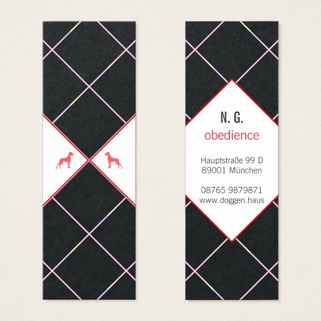 Dogtrainer Obedience Great Dane  (Front & Back)