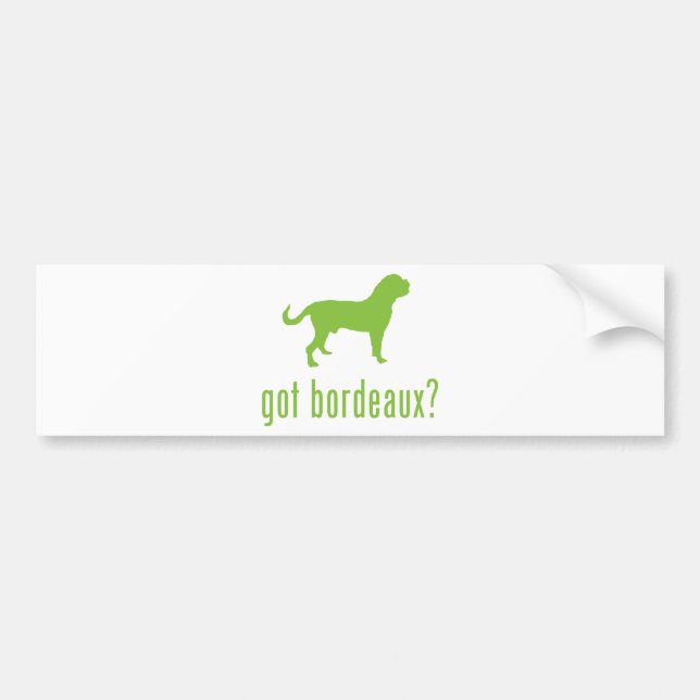 Dogue de Bordeaux Bumper Sticker (Front)