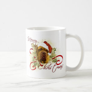 Dogue de Bordeaux Christmas Mugs