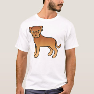 Dogue De Bordeaux Cute Cartoon Dog T-Shirt