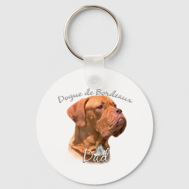 Dogue de Bordeaux Dad 2 Key Ring (Front)