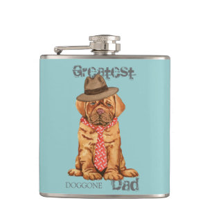 Dogue de Bordeaux Dad Hip Flask