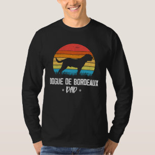 Dogue de Bordeaux Dad Retro Vintage T-Shirt