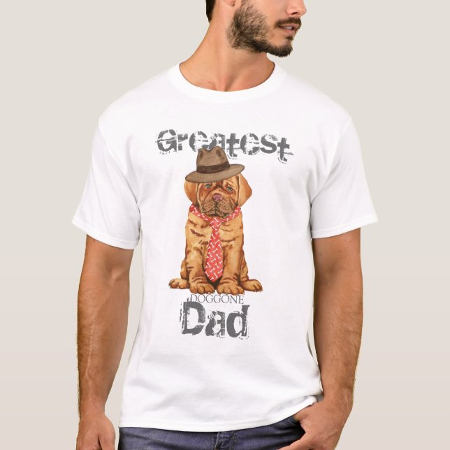 Dogue de Bordeaux Dad T-Shirt (Front)
